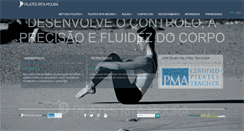 Desktop Screenshot of pilatesritamoura.pt